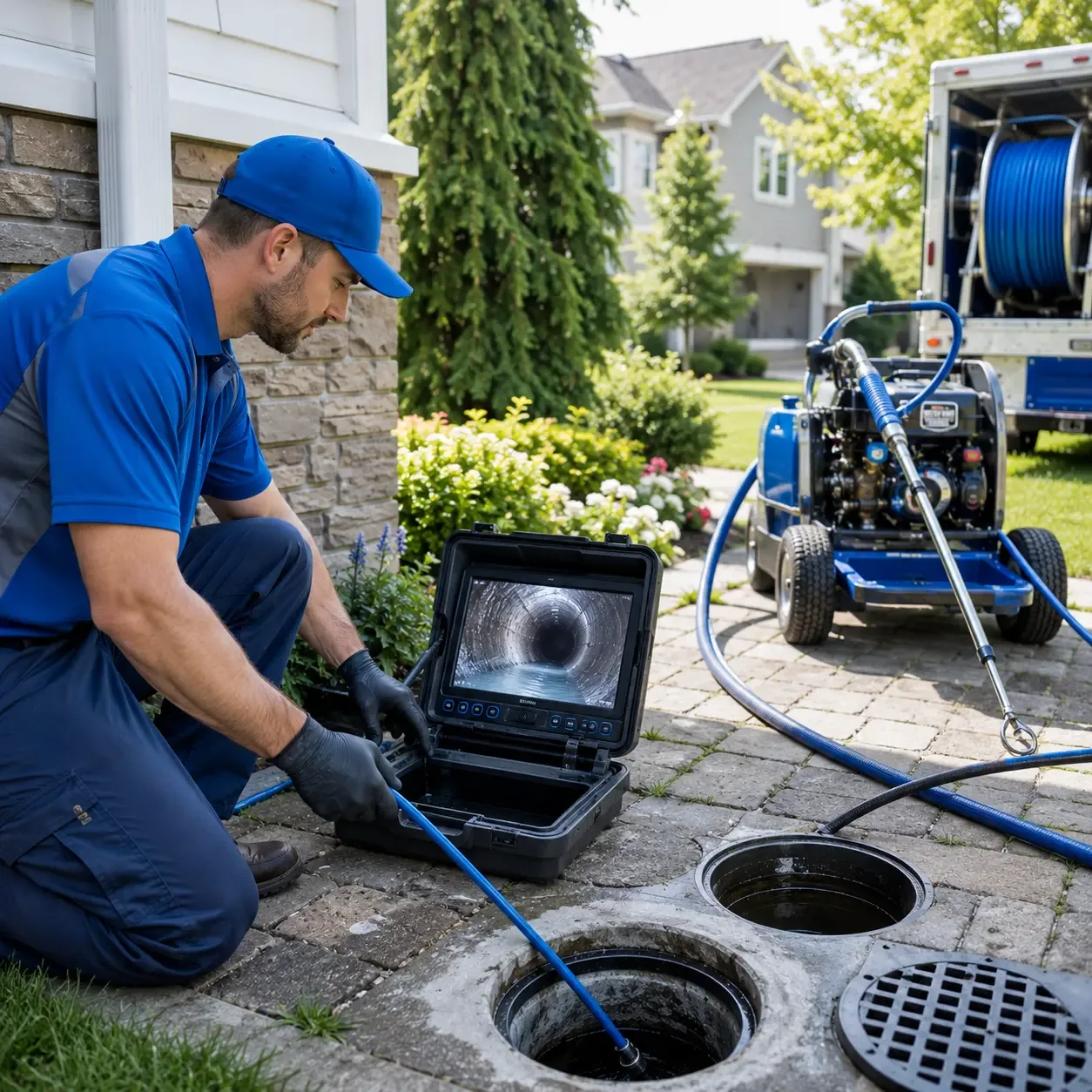 Outdoor drain cleaning professionals serving Greensboro, IN