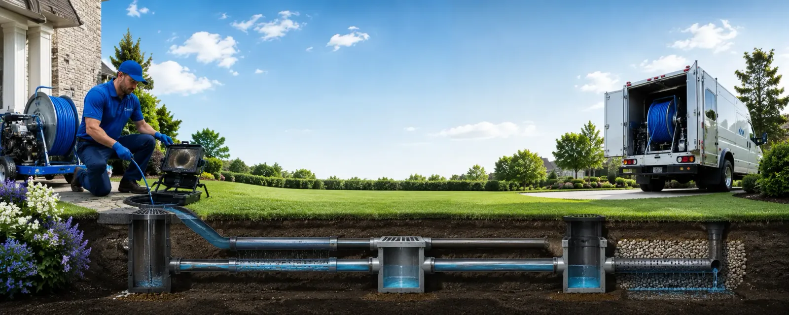 Outdoor drain cleaning information for Greensboro, IN